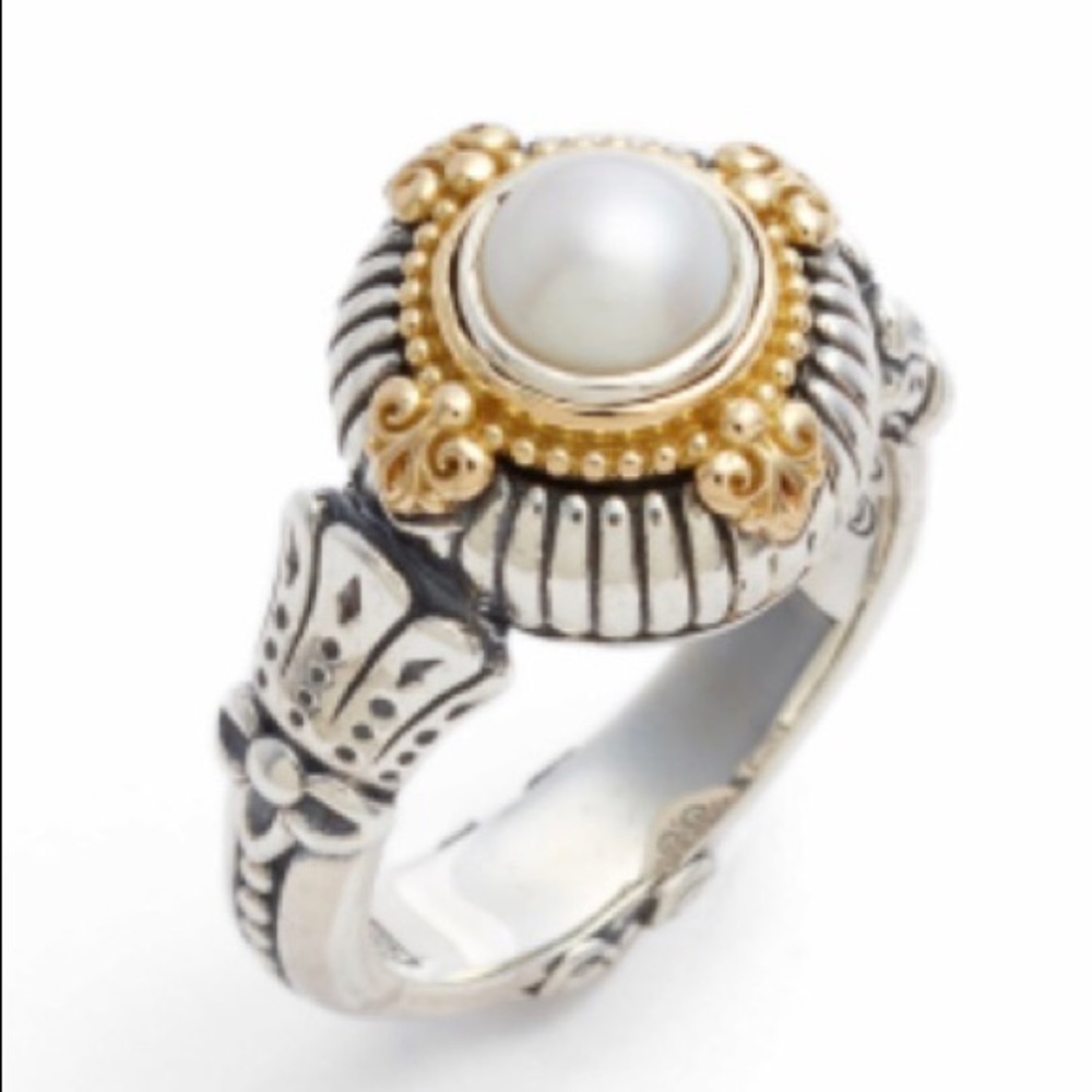 Konstantino S/S & 18 karat yellow gold ring